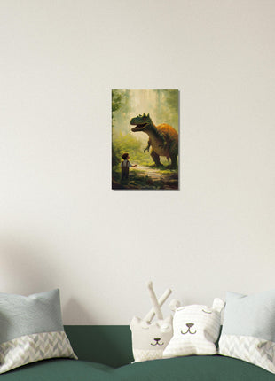 Dino & barn plakat