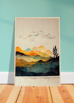 Abstract Landscape Poster