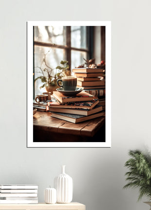 Cozy kitchen coffee poster