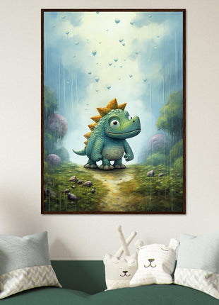 Affiche petit dinosaure