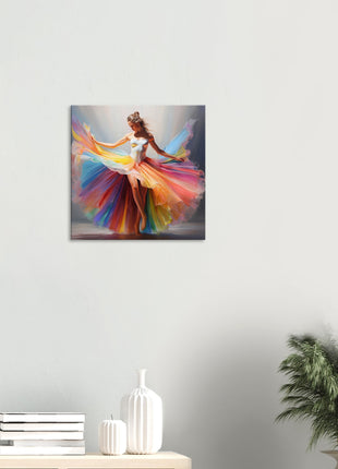 Regenboog danser poster