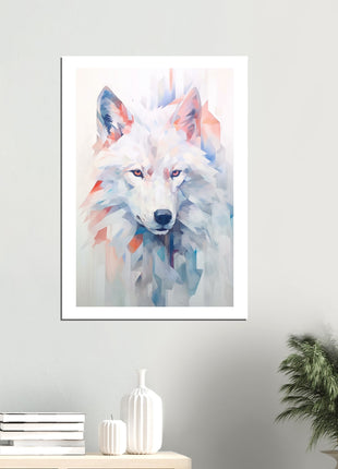 White wolf poster