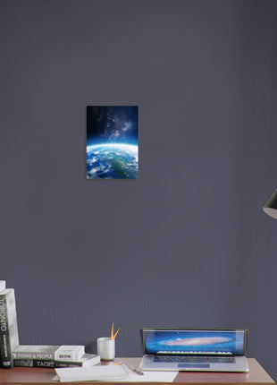 Earth from space poster