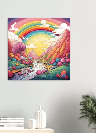 Rainbow candyland poster