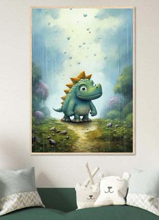 Affiche petit dinosaure