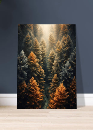 Fall woods  poster