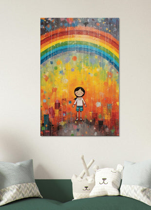 Regenbogen-Kinderplakat