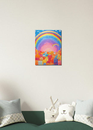 Rainbow city poster