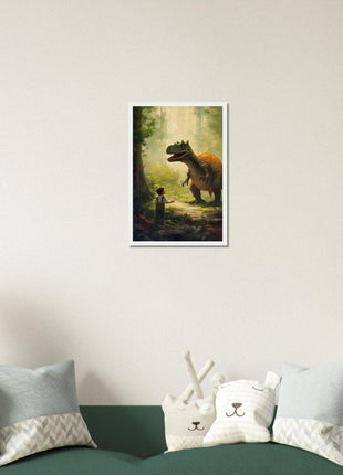 Dino & barn plakat