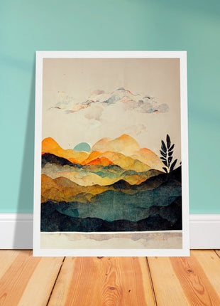 Abstract Landscape Poster