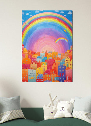 Rainbow city poster