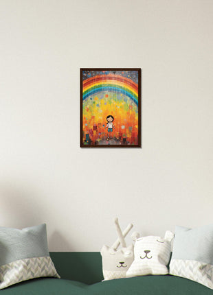 Regenbogen-Kinderplakat