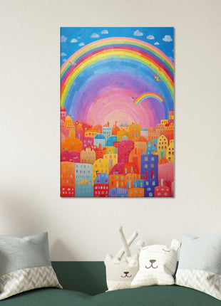 Rainbow city poster