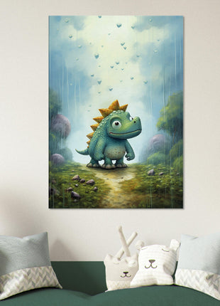 Affiche petit dinosaure