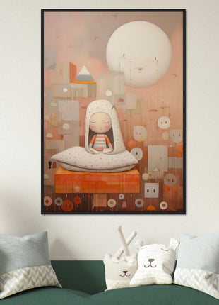 Little sleepyhead - kids room poster