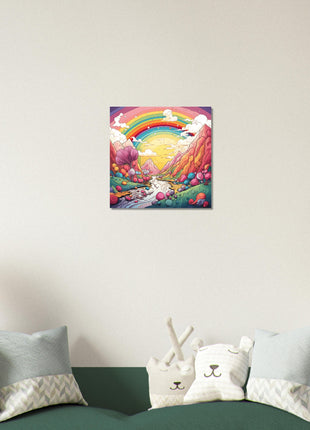 Rainbow candyland poster