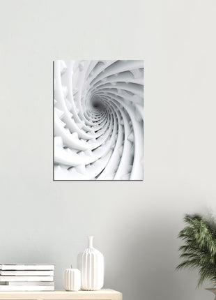 Spiral tunnel modern poster