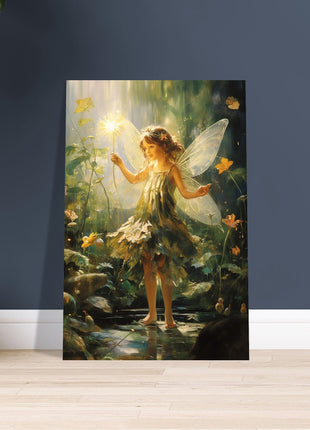 Fairy in the woods kids poster