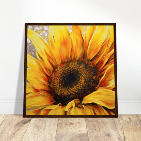 Sunlit Sunflower – Vibrant Floral Art Print