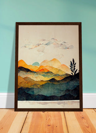 Abstract Landscape Poster