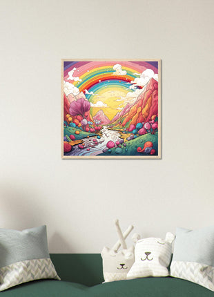 Rainbow candyland poster