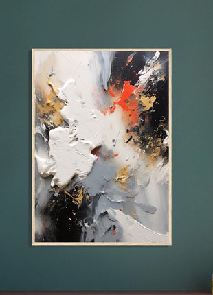 Abstract paint splash poster