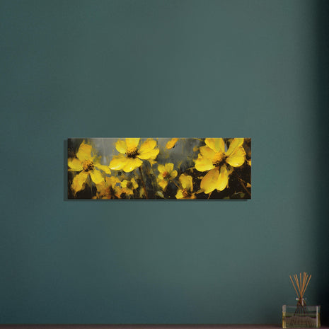 Golden Meadow – Yellow Wildflower Art Print