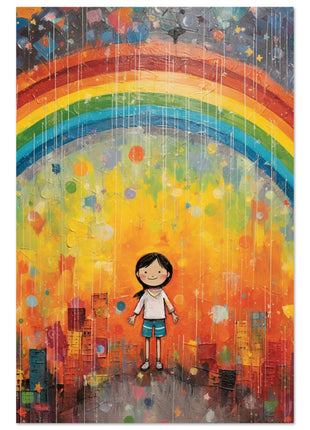 Regenbogen-Kinderplakat