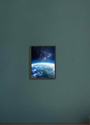 Earth from space poster