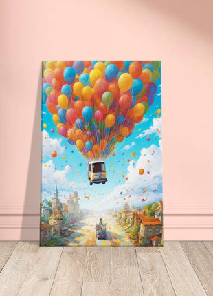 Balloon ride kids poster