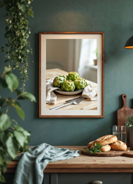 Rustic Artichoke Still Life