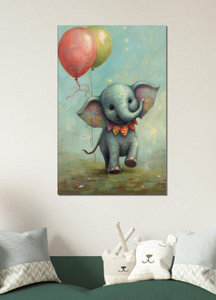 Elephant kids room poster