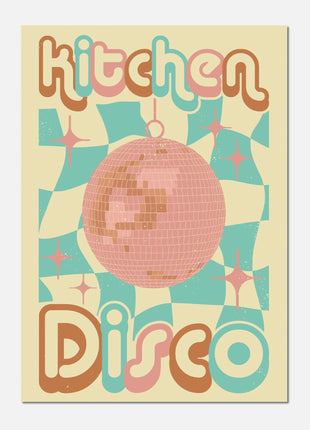 Kitchen Disco Retro Kitchen Poster