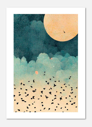 Birds In The Sky Poster