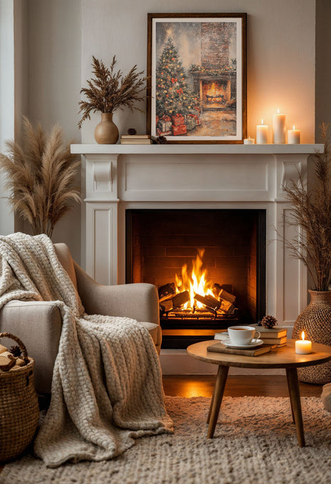 Cozy Christmas Fireplace